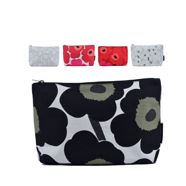 マリメッコ marimekko RELLE MINI UNIKKO COSMETIC BAG 047990 ウニッコ コスメポーチ ポーチ ギフト プレゼント 小物入れ コンパクト 化粧ポーチ レディース 女性 かわいい おしゃれ お洒落