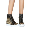 【★100円OFFクーポン!＋5%還元!★】JEFFREY CAMPBELL ジェフリーキャンベル Alva Stud Sneaker スタッズ スニーカー サンダル　レディース　通販　レザー　本革　 ウェッジソールブーツ　ミドルブーツ　アンカ　ブーツ　黒