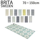 【●ポイント最大5倍！4/20限定！】ブリタスウェーデン リバーシブル キッチン マット 70×150cm BRITA SWEDEN Plastic foil Flower Karin Confect 北欧 インテリア 人気 おすすめ ブランド プレゼント ギフト