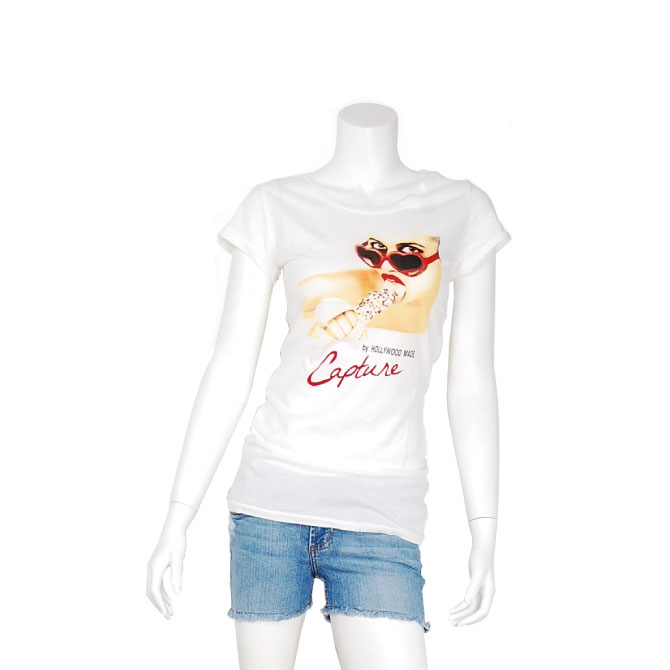 樂天商城 - キャプチャー CAPTURE BANANA SPRINKLE 半袖Tシャツ レディース デザインTシャツ トップス カットソー カジュアル かっこいい お洒落 オシャレ お出かけ 春 夏