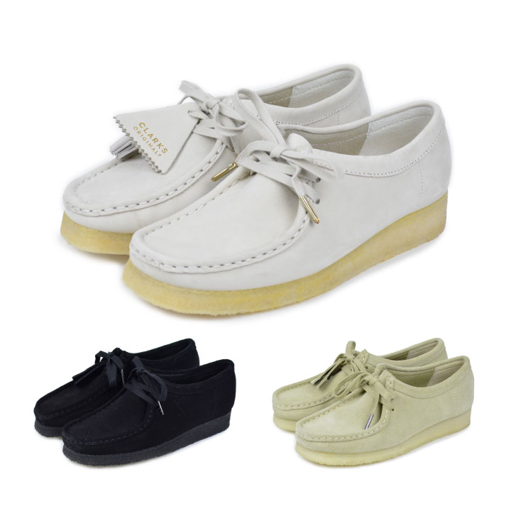 【●5/30限定！ポイント最大5倍付与！】クラークス CLARKS ワラビー WALLABEE 26165560 26155522 26155545 レディース ブーツ シューズ 靴 クレープソール ローカット丈 本革 リアルレザー スエード スウェード お洒落 おしゃれ オシャレ プレゼント