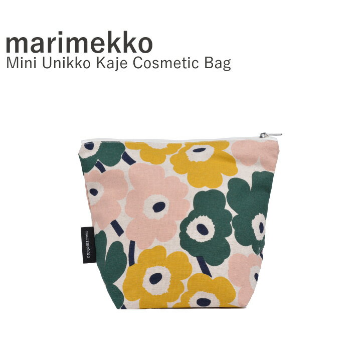 マリメッコ ポーチ マリメッコ Marimekko Mini Unikko Kaje Cosmetic Bag ミニウニッコ カジェ コスメティックバッグ 072521 化粧ポーチ 小物入れ 北欧 フィンランド 旅行 軽量 シンプル お洒落 オシャレ