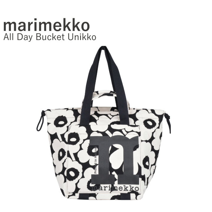 マリメッコ Marimekko モノ シティー トート ウニッコ Mono City Tote Unikko 092196 レディースバッグ トートバッグ ユニセックス 大きめ ロゴ 花柄 旅行 シンプル お洒落 オシャレ