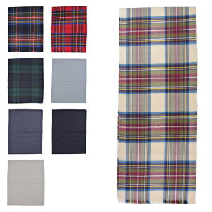 ジョンストンズ Johnstons ウールストール Lambs Wool Tartan stoles WD000446 180cm×25cm マフラー ウール ストール タータンチェック【西日本】