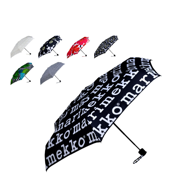 マリメッコ marimekko ミニ マニュアル アンブレラ MINI MANUAL UMBRELLA 折りたたみ傘 折り畳み傘 かさ ウニッコ レディース 軽量 お..