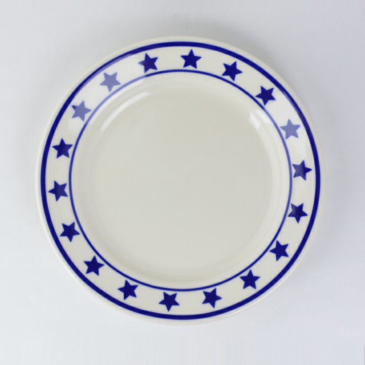 フィッシュ エディ FISHS EDDY プレート 21.2cm MANHATTAN BLUE PLATE SPECIAL SIDE PLATE 500050 皿 丸 サイドプレート おしゃれ お洒落 スタイリッシュ 