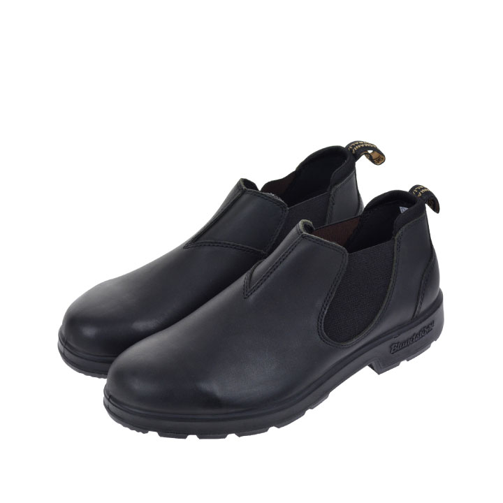 【300円OFFクーポン!＋5%還元!】BLUNDSTONE ブランドストーン LOW-CUT BA1611 ローカット サイドゴアブーツ ボルタンブラック ユニセックス【西日本】
