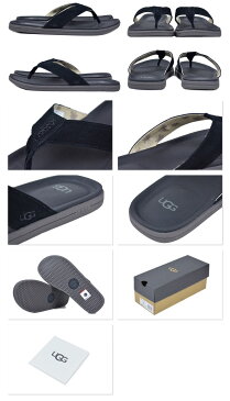 アグ UGG ブルックサイドフリップ BROOKSIDE FLIP 1113091 メンズ サンダル ビーチサンダル スエード レザー 本革 ブランド 人気 トング 履きやすい 夏 おしゃれ お洒落【西日本】