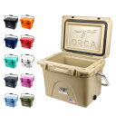 オルカ ORCA ハードクーラー 20 QUART COOLER クーラーボックス 【ラッピング不可】 ソロキャン アメリカ バーベキュー キャンプ アウトドア 海水浴 ピクニック おしゃれ 保冷 海外 アウトドア【西日本】