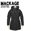 【10日限定！ポイント最大5倍！】マッカ―ジュ Mackage SHAYNA シェイナ ダウンジャケット 収納バッグ付き ダウンコート ジップアップ 美シルエット 軽い 暖かい カナダ 大人 高級 ブランド 切り替え 【due】