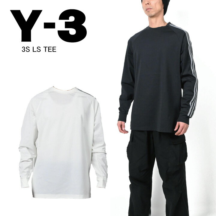 Y3 磻꡼ 3S LS TEE 3ȥ饤ץ󥰥꡼֥ƥ ˥å Ĺµ T Ի Yohji Yamamoto ݡƥ ۼ due