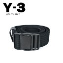 Y-3 ワイスリー UTILITY BELT / IU4623 ベルト BLACK 山本耀司 Yohji Yamamoto スポーツファッション タウンユース 【due】