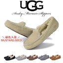 楽天DEROQUE dueアグ UGG アンスレー Ansley 1106878 モカシン レディース ファー ボア シューズ ローファー シューズ ムートン スリッポン スエード 本革 レザー プレゼント ギフト かわいい 可愛い マスタードシード 【due】