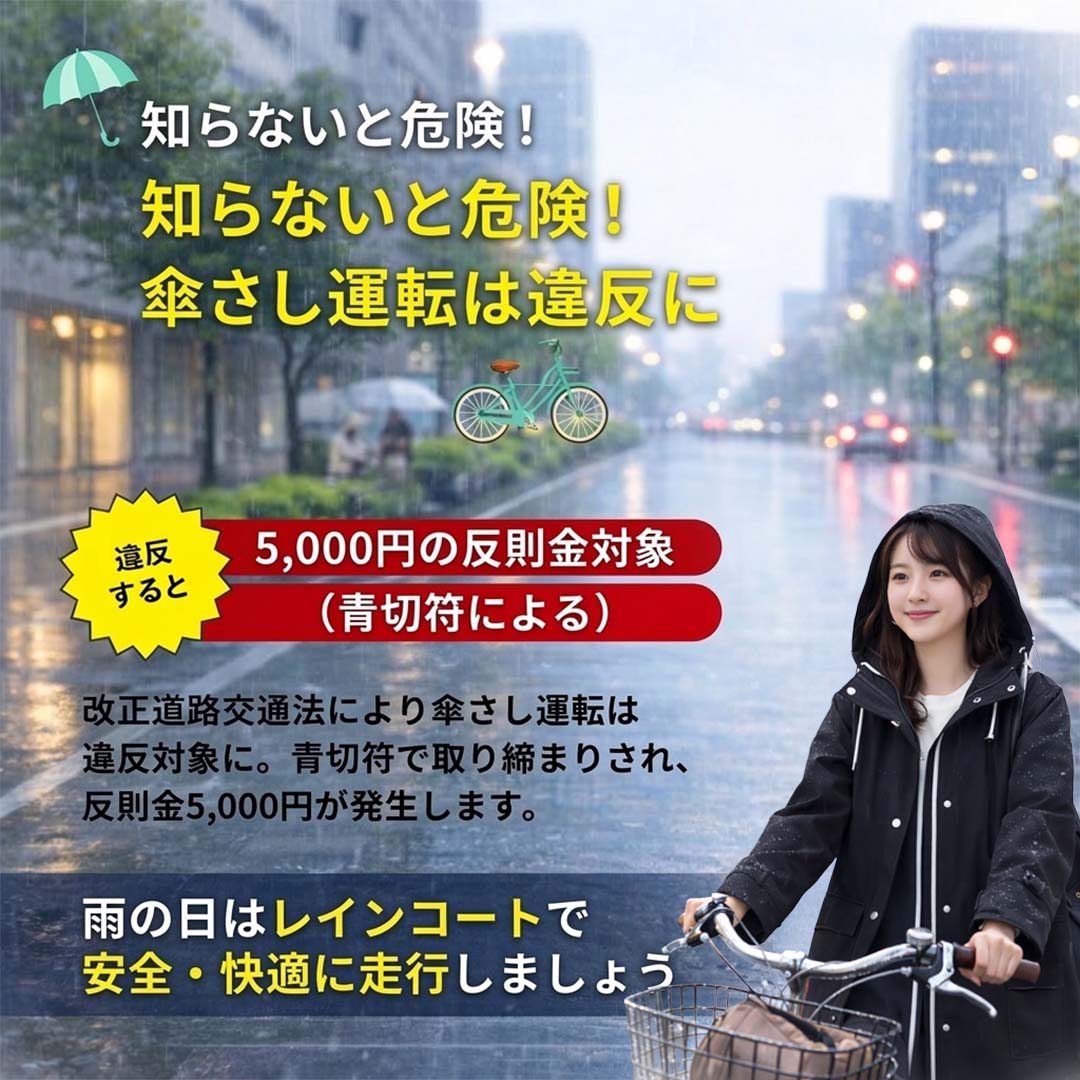 デルデルSHOPのレインコート 自転車 リュック対応 レディース メンズ 通学 通勤 ロング丈 レインポンチョ レインウェア フード付き EVA 防水 雨具 カッパ 男女兼用 おしゃれ 反射材付き｜アングル2