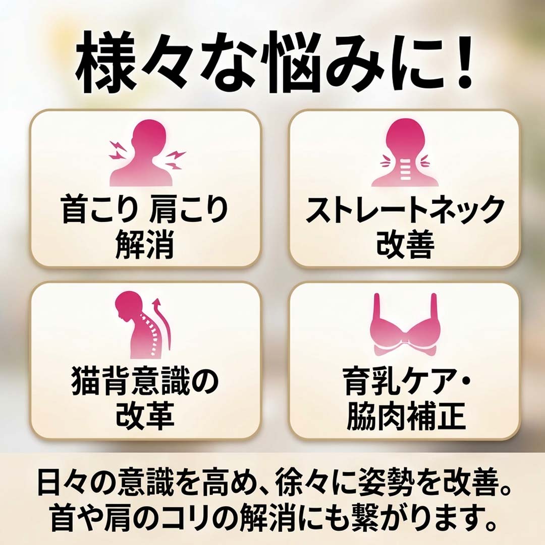 猫背矯正ベルト 姿勢サポーター 巻き肩 矯正 改善 下着 バストアップブラ 補正下着 レディース 背筋矯正ベルト 背中 サポーター 姿勢矯正 育乳 脇肉 姿勢 補正 インナー 背筋 伸ばす 育乳ブラ スタイルアップ メッシュ 通気性 deruderu-10000210 デルデルSHOP サンプル画像2