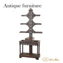 アンティーク ホールスタンド 玄関家具 傘立て コート掛け 玄関ホール エントランス オーク材 1880年代 イギリス 英国 かっこいい 豪華 高級 ヴィンテー...