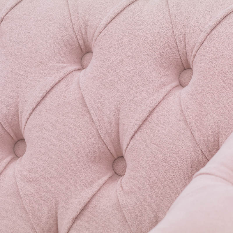 VINCENT ヴィンセントシリーズ 英国調 3人掛けソファ 3シート トリプル コンパクト アンティーク調 レトロ クラシカル おしゃれ かっこいい かわいい マリン 店舗什器 撮影什器 書斎 ディスプレイ レストラン ホテル サロン 輸入家具 布地 シャーベットピンク VC3F237W 3人掛けソファ VINCENT シャーベットピンク 英国アンティーク調