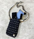 ★正規品★【a-jolie】アジョリー ツィード大粒パールボタンモバイルポシェット レディース 秋冬 AJ-644 サングラスデザイン ajolie ショルダーバッグ モバイルポシェット スマホ スマホポシェット 携帯ポシェット ミニポシェット 冬(4)