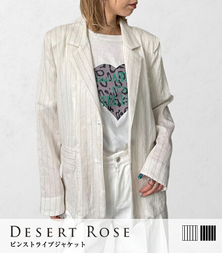 【DESERT ROSE】ピンストライプジャケット★ 【DESERT ROSE】ピンストライプジャケット★