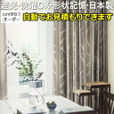 デザインカーテン 洗える カーテン 厚地カーテン ドレープ 形状記憶加工 おしゃれ 北欧 遮光3級 日本製 タッセル付き DESIGN LIFE SHIRAKA...