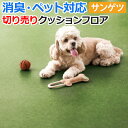 ペットにおすすめ サンゲツ クッションフロア HW12206 (R) 芝生 生地サンプル お買い物マラソン