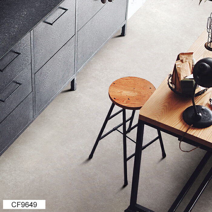 東リ クッションフロア (R) 生地サンプル モルタル CF9649