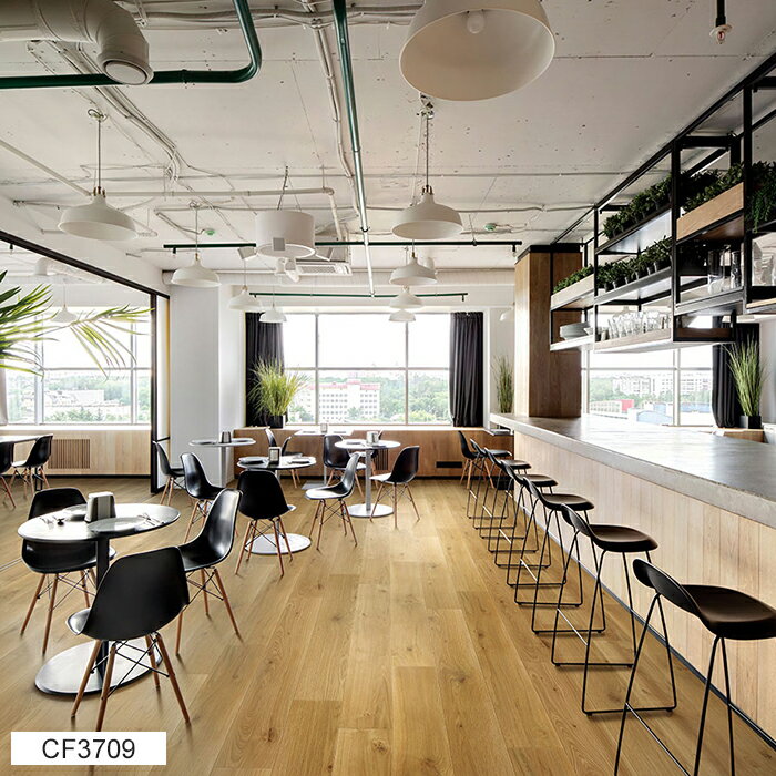 東リ クッションフロア (R) 土足対応 生地サンプル エルカムオーク CF3709