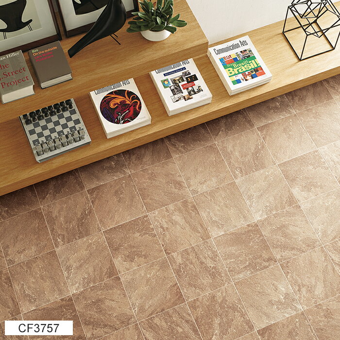 東リ クッションフロア (R) 土足対応 生地サンプル スレートタイル CF3757