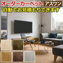 アスワン オーダーカーペット フリーカット サイズオーダー 形を自由に作れる オーダーメイド Wall to Wallカーペット アスリファイン (A) REF...
