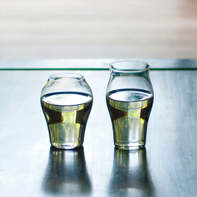 廣田硝子 究極の日本酒グラス 冷酒グラス 2点セット 蕾＆花 酒器 猪口 おちょこ タンブラー コップ 日本製 父の日 贈り物 ギフト