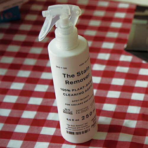 ウール シルク 麻に使える 衣料用漂白剤 本体ボトル The Stain Remover 250ml がんこ本舗 植物由来の洗浄成分 環境に優しい 色柄物にも