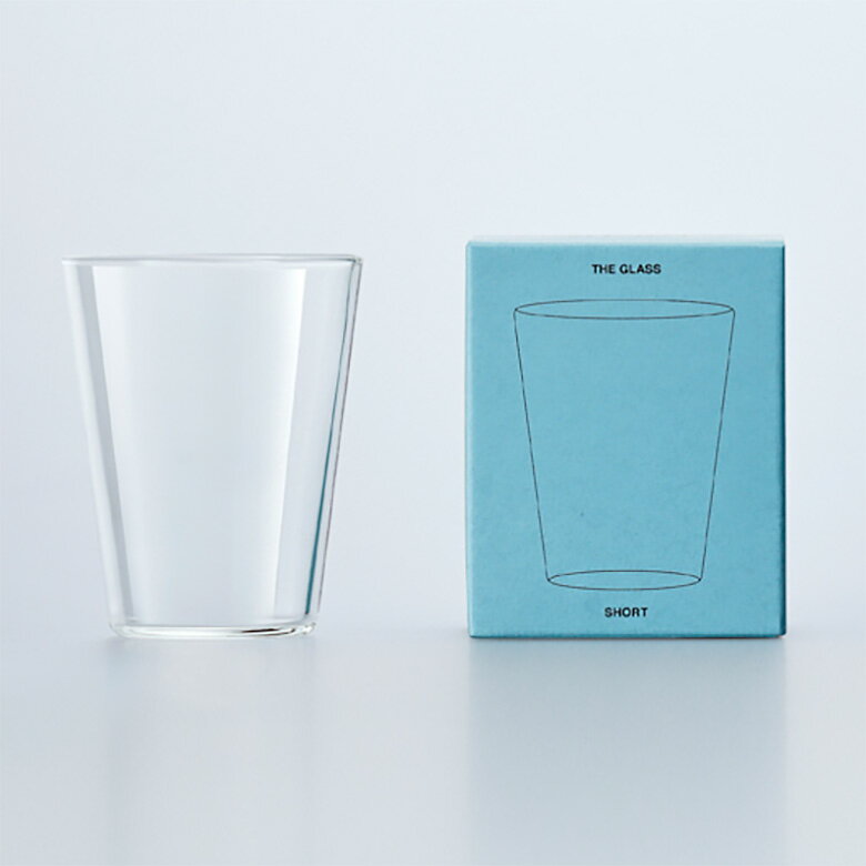 楽天Designers＆Laboshop【クーポン対象！送料無料】　THE GLASS CLEAR SHORT 240ml ザ・グラス ショートサイズ耐熱 120度 クリアー 日本製 ガラス 硝子 食器 コップ 電子レンジ 食器洗い 食洗機 使用可能