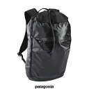 Patagonia パタゴニア 49040 ライトウェイト・ブラックホール・シンチ・パック 20L ブラック Lightweight Black Hole Cinch Pack 20L BLK