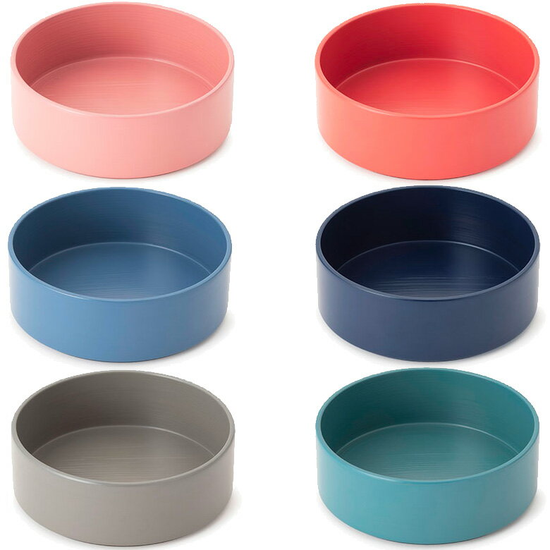 おしゃれな小皿 深皿 越前硬漆 トレー丸 RIN＆CO 漆器 日本製 贈り物 ベビー・キッズ食器 食洗機可 無地 赤 ピンク ブルー グレー 水色 ネイビーのサムネイル