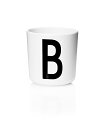 【仕様変更のため在庫限り】MELAMINE CUPS BY DESIGN LETTERS デザインレターズ メラミンカップ A-M　メラミン　コップ　アルファベット　モノトーン　175ml 3