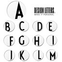 【在庫限り】【送料無料】PERSONAL PORCELAIN PLATES BY DESIGN LETTERS デザインレターズ ポーセリン レタープレート A-M イニシャル お皿 食器 小物入れ