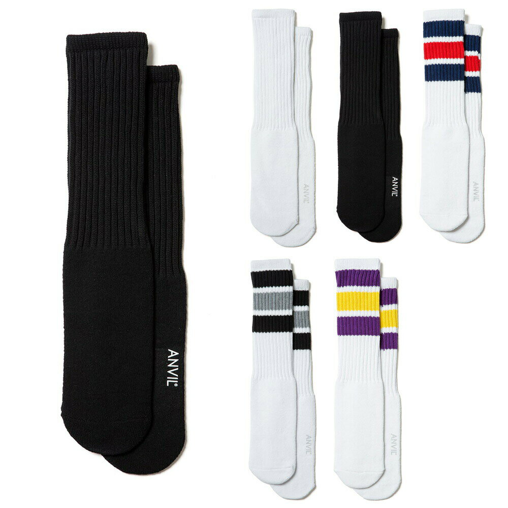 ANVIL ����ӥ� ��������� ���å��� ���� USA ���åȥ� ���塼�֥��å��� USA Cotton Tube Socks AN600�ڥ�� ��ǥ�����...