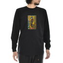 【長袖 アートTシャツ】ゴッホ Tシャツ ジャポネズリー おいらん フィンセント・ファン・ゴッホ ライフ イズ アート 長袖 ロングスリーブ ロンT メンズ レディース 大きいサイズ ビックサイズ おしゃれ 絵画 名画 ティーシャツ ブラック 黒 ブランド 美術 父の日