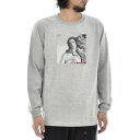 【長袖 アートTシャツ】サンドロ・ボッティチェッリ Tシャツ ヴィーナスの誕生 ビーナス フォーカス モノクロ ライフ イズ アート 長袖 ロングスリーブ ロンT メンズ レディース 大きいサイズ ビックサイズ 絵画 名画 ティーシャツ グレー 灰 ブランド 美術 父の日