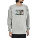 【長袖 アートTシャツ】サンドロ・ボッティチェッリ Tシャツ ヴィーナスの誕生 ビーナス ライフ イズ アート 長袖 ロングスリーブ ロンT メンズ レディース 大きいサイズ ビックサイズ おしゃれ 絵画 名画 ティーシャツ S M L XL XXL グレー 灰 ブランド 美術 父の日