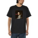 【半袖 アートTシャツ】ヨハネス・フェルメール Tシャツ 少女 ライフ イズ アート 半袖 ショートスリーブ メンズ レディース 大きいサイズ ビックサイズ おしゃれ 絵画 名画 ティーシャツ S M L XL XXL XXXL ブラック 黒 ブランド 美術 父の日