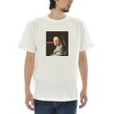 【半袖 アートTシャツ】ヨハネス・フェルメール Tシャツ 少女 ライフ イズ アート 半袖 ショートスリーブ メンズ レディース 大きいサイズ ビックサイズ おしゃれ 絵画 名画 ティーシャツ S M L XL XXL XXXL ホワイト 白 ブランド 美術 父の日