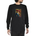 【長袖 アートTシャツ】ヨハネス・フェルメール Tシャツ 赤い帽子の女 ライフ イズ アート 長袖 ロングスリーブ ロンT メンズ レディース 大きいサイズ ビックサイズ おしゃれ 絵画 名画 ティーシャツ S M L XL XXL ブラック 黒 ブランド 美術 父の日