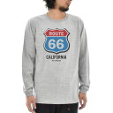 ルート66 ROUTE 66 Tシャツ 長袖Tシャツ ロンT ロングスリーブ メンズ レディース 大きいサイズ ビックサイズ アメリカ アメリカン USA 車 CAR CARS ティーシャツ ロック ブランド S M L XL XXL 3L JUST ジャスト 父の日