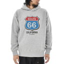 ルート66 ROUTE 66 パーカー パーカ アメカジ 長袖 プルオーバー スウェット トップス メンズ レディース ブランド USA アメリカ モータース 世田谷ベース 大きいサイズ ビッグサイズ 3L 4L JUST ジャスト 父の日