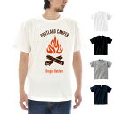 パロディー Tシャツ パロディTシャツ ポートランド キャンパー 半袖 Tシャツ 面白Tシャツ 面白いTシャツ アウトドア キャンプ メンズ レディース キッズ 男女兼用 大きいサイズ 白 黒 おしゃれ S M L XL XXL XXXL 黒 白 JUST ジャスト 父の日