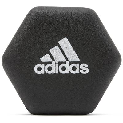 adidas アディダス ダンベル 4KG(ペア) ADWT10004 | スポーツ 運動 筋トレ フィットネス トレーニング 筋力トレーニング ボディーケア 筋トレグッズ ダンベル 4kg ペア 2個セット 六角形 転がりにくい ネオプレンコーティング 3