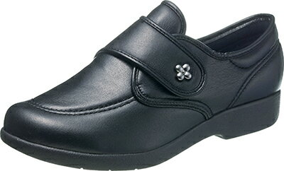 ASAHI アサヒシューズ KHS L118 BK-SM 23.5 KS23325SM BLK | 23.5cm レディース 女性 女性用 婦人靴 シューズ 靴 スニーカー 快歩主義 ロングセラー商品 つまずきにくい 負担軽減 面ファスナー 軽量 ストレッチ フィット 通気性 オールシーズン