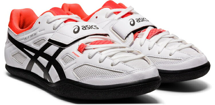asics アシックス HEAT THROW WHITE/BLACK 25 1093A154 100 | スポーツ スポーツ用品 グッズ ツール 雑貨 靴 シューズ 25センチ メンズ レディース 投てき 安定性 屈曲性 白 ホワイト 黒 ブラック