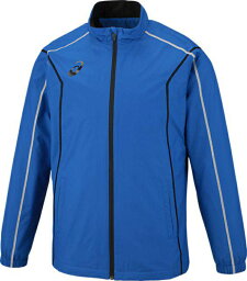 asics アシックス 43 WIND BREAKER JKT(B-ST) インペリアル XL 2031A240 400 | スポーツ メンズ XL 青ウェア アウター ブレーカージャケット トリコット 保温性 再帰反射付き 背ベンチレーション付き ポリエステル100%